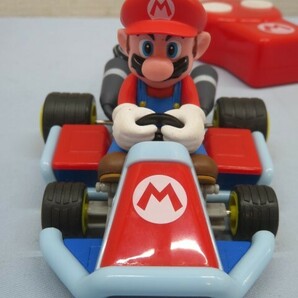 ■Nintendo ラジコンカー 「マリオカート マリオ」 ニンテンドー マリカー リモコン 電池付き ジャンク 93964■！！の画像3