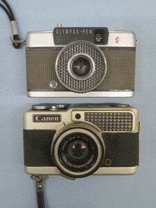 2台セット◇◇OLYMPUS PEN EES/Canon Demi S フィルムカメラ USED 94057KA◇◇