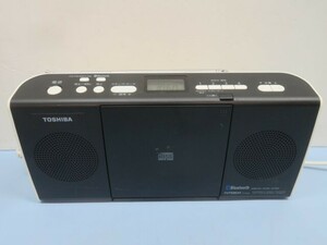 ★TOSHIBA TY-CW26 CDラジオ ブラック FM/AM CDプレーヤー 東芝 電源コード付き 動作品 93066★！！　