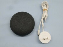 ★Google H0A Google 1600 スマートスピーカー Google Home Mini グーグル ホームミニ アダプター付き USED 93141★！！_画像3