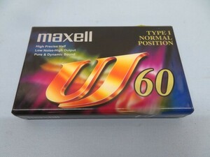 未開封■maxell UJ-60 カセットテープ 60分 マクセル ノーマルポジション 93215■！！