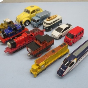 11台セット■TOMICA/KINSMART/MATTELなど ミニカー 電車 きかんしゃトーマス トミカ マテル キンスマート USED 93221■！！の画像1