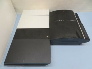 3台セット☆SONY ①CUH-1200A/ホワイト(PS4) ②CUH-1000A/ブラック(PS4) ③CECHL00/ブラック(PS3) Playstation ソニー USED 93327☆！！