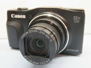 約1610万画素◇◇Canon PowerShot SX700HS 高倍率コンパクトデジタルカメラ ブラック USED 93636◇◇