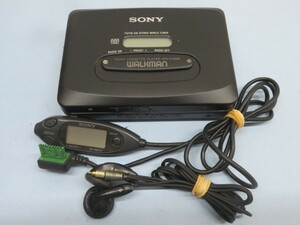 ★SONY WM-FX999 ラジオカセットプレーヤー ブラック WALKMAN 録音/再生/REC ソニー ウォークマン リモコン/イヤホン付き USED 93667★！！