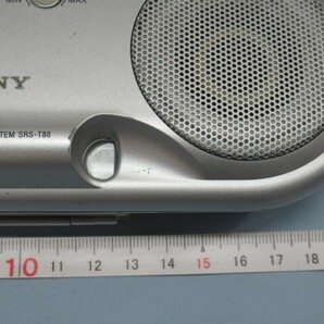 MDLP対応★SONY MZ-E505 ポータブルMDプレーヤー WALKMAN ソニー ウォークマン SRS-T88 スピーカー付き ジャンク USED 93655 SA★！！の画像9