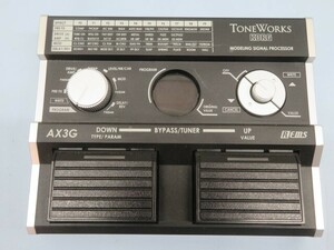 ★KORG AX3G マルチエフェクター フットタイプ ギター用 TONE WORKS MODELING SIGNAL PROCESSOR コルグ トーンワークス USED 93771★！！