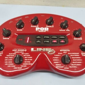 ■Line6 POD Version 2.0 アンプシミュレーター ライン6 エフェクター アダプター付き USED 93770■！！の画像1