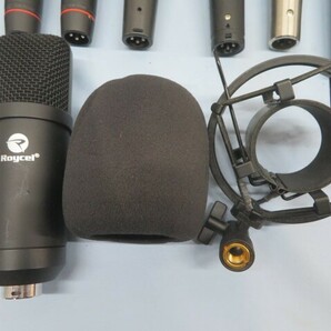 8本セット●●SONY/Audio-technicaなど ECM-PCV80U/AT-VD4 マイク microphone ソニー コンデンサー ケーブル付き ジャンク USED 93822●●の画像5