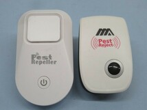 2台セット●●Pest Repeller 超音波害虫駆除機 ペストリペラー ネズミ撃退機 虫よけ USED 93845●●！！_画像1