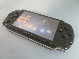 ソフト付★SONY PSP3000 ゲーム機器 ピアノブラック Ver.6.60 Winning Eleven 2012 ソニー 保証シールあり 動作品 93864★！！