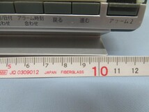 ★PYXIS NR529S 置き時計 RADIO WAVE CONTROL デジタル 目覚まし時計 ピクシス 電池付き 動作品 94083★！！_画像6