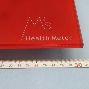 150㎏まで★M's One 体重計 レッド Health Meter エムズワン 電池付き 動作品 94090★！！の画像6