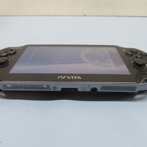 ●●SONY PCH-1100 PlayStation Vita クリスタルブラック ソニー プレステヴィータ 3G/Wi‐Fiモデル 動作品 94105●●！！の画像2