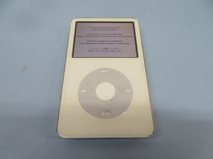 ●●Apple A1136 iPodクラシック アップル ホワイト classic 第5世代 ミュージックプレイヤー USED 94108●●！！