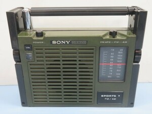 ☆SONY TFM-777 ラジオ SPORTS7 昭和レトロ ソニー 難あり USED 94119☆！！