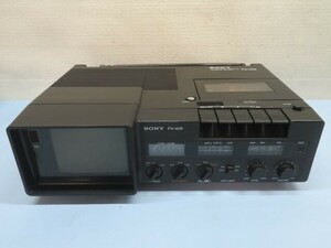 昭和レトロ■SONY FX-406 ラジカセカセットレコーダー ソニー TV-FM/SW/MW ラジカセ ジャンク 94151■！！