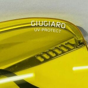 F204-CH1-815 ◎ GIUGIARO ジウジアーロ UV-PROTECT GI015 130 T-TITAN-P サングラス イエロー ファッション小物の画像4
