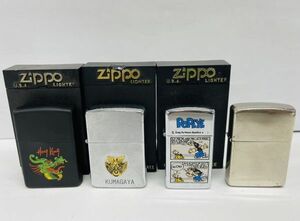 C271-I54-217 ▲■ ZIPPO ジッポー POPEYE ポパイ Hong Kong KUMAGAYAなど オイルライター 喫煙具 喫煙グッズ まとめ売り 4点セット