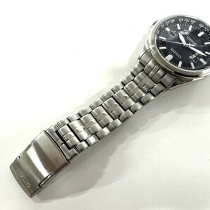 D012-123151-1 ◎ CITIZEN シチズン Loyal25 エコドライブ H145-S035545 デイト メンズ ソーラー 稼働 腕時計の画像4