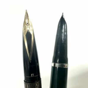 D016-C8-536 ◎ PARKER パーカー SHEAFFER シェーファー 万年筆 2点セット ペン先 14K 585 筆記具の画像2