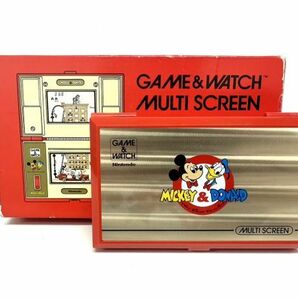 D015-D1-828 Nintendo ニンテンドー GAME&WATCH MULTI SCREEN DM-53 ゲーム&ウォッチ ミッキー&ドナルド ディズニー 動作確認済の画像4