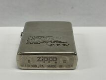 E236-T124467-1 ▲ ZIPPO ジッポー Ⅸ 英文テキスト オイルライター 喫煙具 喫煙グッズ 火花あり_画像5