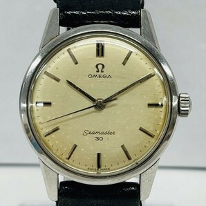 C231-SK14-807 ◎ OMEGA Ω オメガ SEAMASTER シーマスター 30 メンズ 手巻き 腕時計 稼働 箱付きの画像1