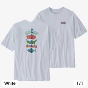 【新品】patagonia パタゴニア　50周年限定tシャツ　XL 白【送料込】