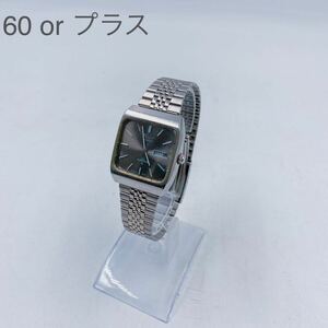 3D058 【動作品】SEIKO セイコー emblem エンブレム 腕時計 自動巻き 5606-5190 401924 シルバー 