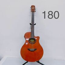 4A125 YAMAHA ヤマハ アコースティックギター APX-3A 弦楽器 弦長67ナット幅4.5(全て約cm)素人採寸_画像1
