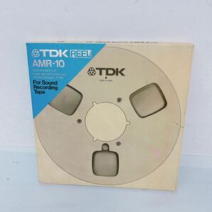 4A095 TDK オープンリール メタルテープ メタルリール AMR-10 REEL 2個セット 元箱付の画像8