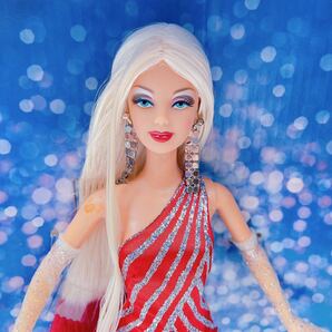 4Ｅ043 Barbie バービー人形 RED HOT レッドホット お人形 ドール コレクション 元箱付の画像2