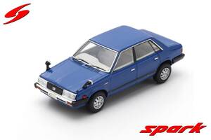 ■スパークモデル 1/43 1979 スバルレオーネ 4ドア セダン 1.8 ブルー