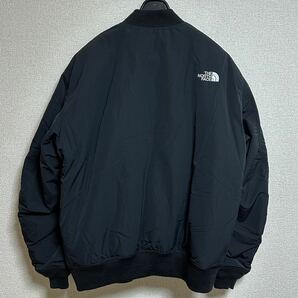 試着のみ ザ・ノースフェイス THE NORTH FACE ボンバージャケット MA-1 NY82334 ブラック Ｌ の画像3