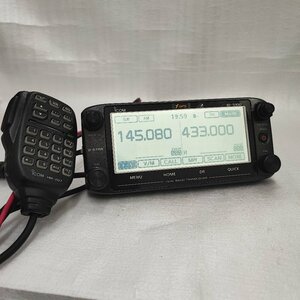 ● 通電確認 ICOM ID-5100D 50W アマチュア無線機 HM-207