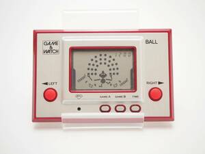 正常動作確認済 クラブ ニンテンドー ゲームウォッチ ボール 本体のみ 任天堂 club nintendo GAME&WATCH BALL 復刻版 電池蓋なし