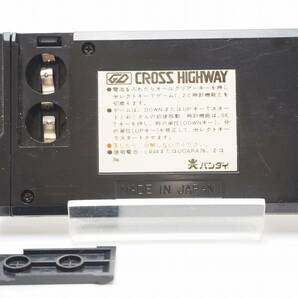 バンダイ LCDゲーム デジタル クロスハイウェイ 箱/手帳型カバー付 BANDAI CROSS HIGHWAY 昭和レトロ 当時物 時計機能 アラームの画像6