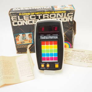 L.J.N. Toys ELECTRONIC CONCENTRATION 本体/箱/説明書/注意書き付 LSIゲーム エレクトロニック コンセントレーション 1979 洋ゲー レトロの画像1