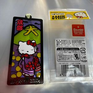 サンリオ　ステンドしおり　ハローキティ　綺麗　かわいい　2011年製 HELLO KITTY ご当地キティ　京都