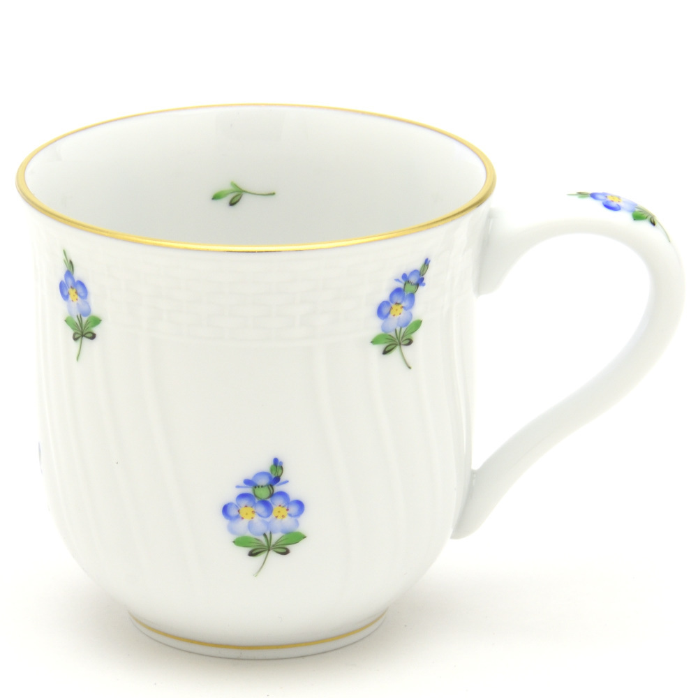 Herend Mug (S) Forget-me-not Hand-painted Porcelain Western Tableware Coffee/Tea/Milk Mug Tableware Forget-me-not Made in Hungary New Herend, tea utensils, Mug, Made of ceramic