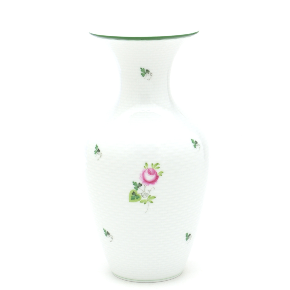 Herend Vienna Rose Vase (06759) Hand-painted Porcelain Decorative Vase Flower Vase Ornament Made in Hungary New Herend, furniture, interior, interior accessories, vase