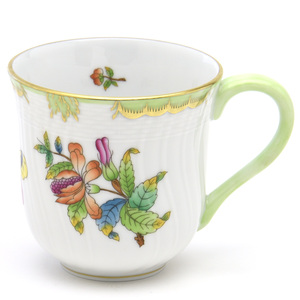 Art hand Auction Herend Mug Victoria Bouquet (3) Hand Painted Porcelain Western Tableware Coffee Tea Milk Mug Tableware Flower and Butterfly Pattern Made in Hungary New Herend, tea utensils, Mug, Made of ceramic