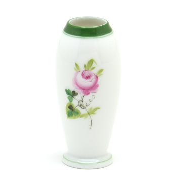 Herend Vienna Rose Mini Vase (07014) Porcelain Hand Painted Vase Flower Arrangement Ornament Made in Hungary New Herend, furniture, interior, interior accessories, vase