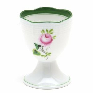 Art hand Auction Herend Rose of Vienna Egg Cup Фарфоровая подставка для яиц с ручной росписью Посуда Сделано в Венгрии Новый Herend, посуда, Западная посуда, другие