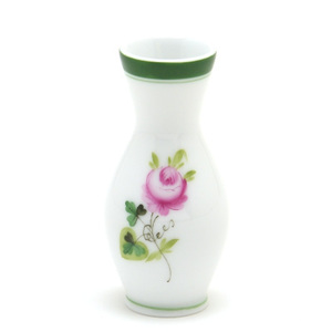 Art hand Auction Herend Vienna Rose Mini Vase (07195) Porcelain Hand Painted Vase Flower Arrangement Ornament Made in Hungary New Herend, furniture, interior, interior accessories, vase