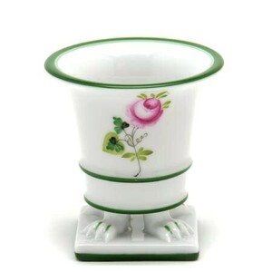 Art hand Auction Herend Vase (Mini) Rose of Vienna Mini Ampeel Base (Four Legs) Porcelain Hand Painted Vase Flower Arrangement Decoration Made in Hungary New Herend, furniture, interior, interior accessories, vase