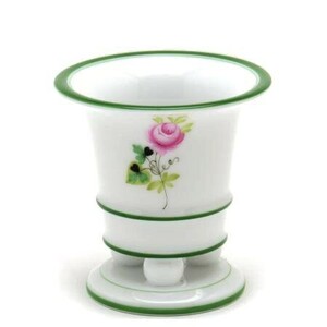 Art hand Auction Herend Vase (Mini) Vienne Rose Mini Empil Base (Tribead) Porcelaine Peinte à la Main Vase Arrangement Floral Décoration Fabriqué en Hongrie Nouveau Herend, meubles, intérieur, accessoires d'intérieur, vase