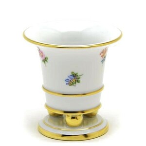 Art hand Auction Herend Vase (Mini) Mille Fleur 1, 000 Flowers Mini Empeel Base (Three Beads) Porcelain Hand Painted Vase Flower Arrangement Decoration Made in Hungary New Herend, furniture, interior, interior accessories, vase