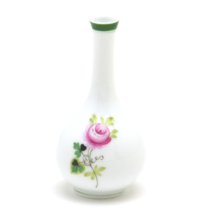 Art hand Auction Herend Vienna Rose Mini Vase (07100) Vase à Fleurs Unique en Porcelaine Peinte à la Main Vase à Fleurs Ornement Décoration Fabriqué en Hongrie Nouveau Herend, meubles, intérieur, accessoires d'intérieur, vase